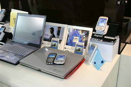 2005中國國際通信設(shè)備技術(shù)展 1號館微軟展臺的通訊設(shè)備掠影